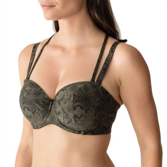 NEW PRIMADONNA freedom strapless bikini top in wild skin - Picture 2 of 3